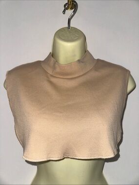 Vintage Blair Tan Mock Turtleneck Cotton/Polyester Dickie